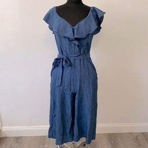 Lulu’s Flutter Sleeve Jumpsuit